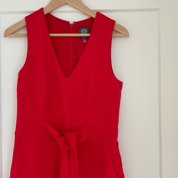 Vince Camuto belted wide leg jumpsuit - Picture 3 of 3